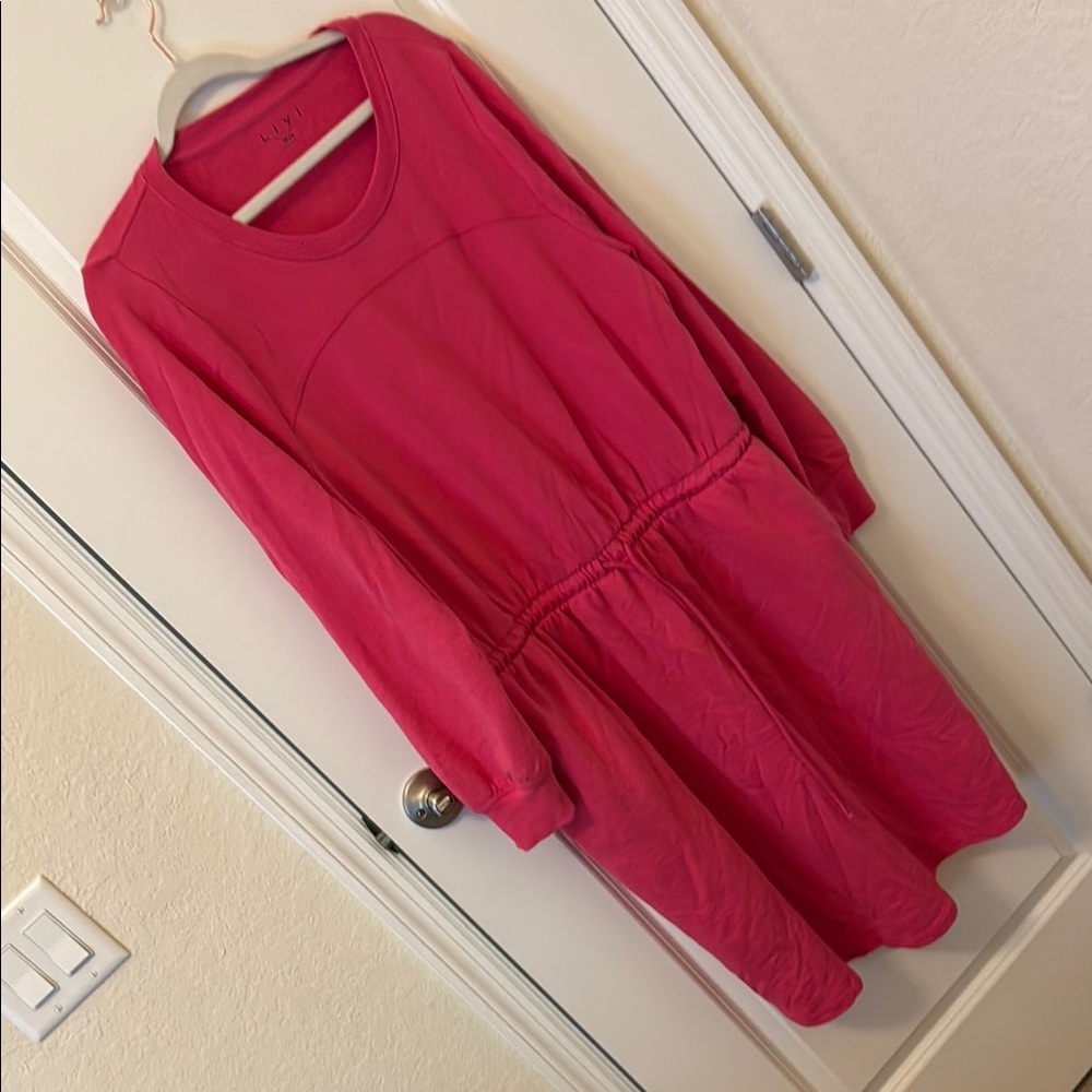 Livi Active HotPonk Long Sleeve Sweater Dress
